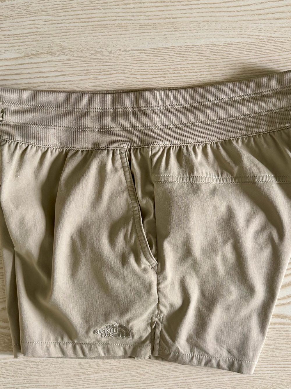 The North Face Women's Light Tan Athletic Shorts